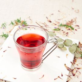 Nanda Life Double Strength Hibiscus Tea 30 Tea Bags 2g Extra Rich Egyptian Herb Tea for Tumbler Use